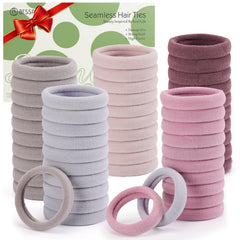 Bessrung front packaging showing 100 pink seamless bands, convenient supply
