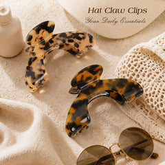 Bessrung clip on beach hat showing tidy hair and casual styling benefit