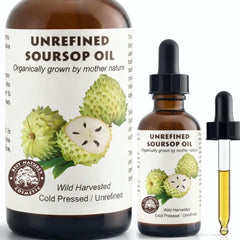 Best Nature's Cosmetics front bottle view showing organic soursop oil benefits