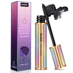 Bestidy mascara tube front showing sleek packaging and clear branding for easy identification