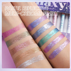 BestLand finished eye look at a party illustrating waterproof sparkle and long-lasting glamour