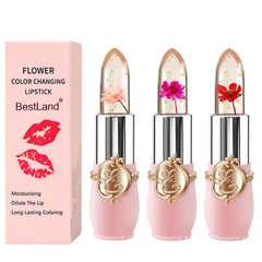 BestLand front view of 3-piece set showing compact cases and flowers, attractive gift appeal