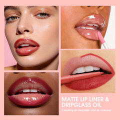 BestLand lip oil wand showing glossy, non-sticky formula finish