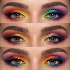 BestLand matte shades blended on skin showing soft transitions and crease control