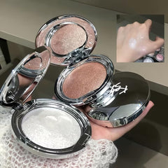 BestLand applied on cheekbones delivering visible sculpted luminous benefit