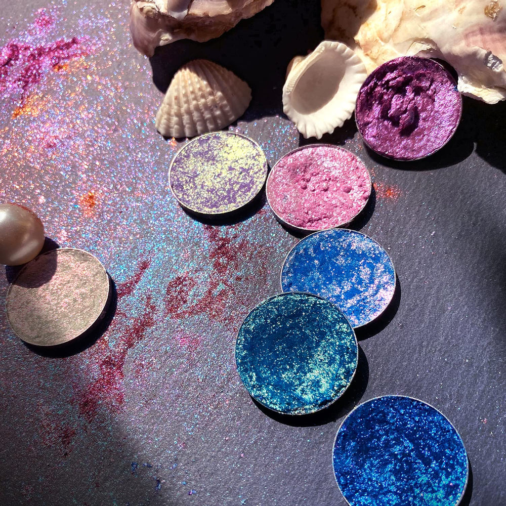 BEUSELF lifestyle party shot with glittered eyes highlighting festive, long-wearing benefit