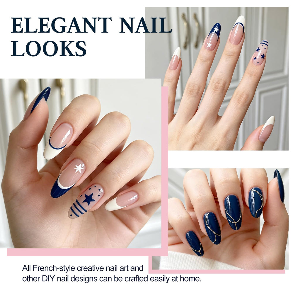 Beuxize on fingernails during application showing salon-quality look