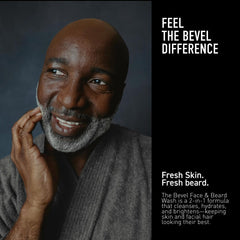 Bevel wash gel texture close-up highlighting hydrating consistency and clarity