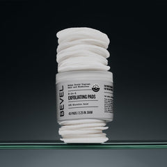 Bevel pad beside ruler demonstrating compact size and travel convenience