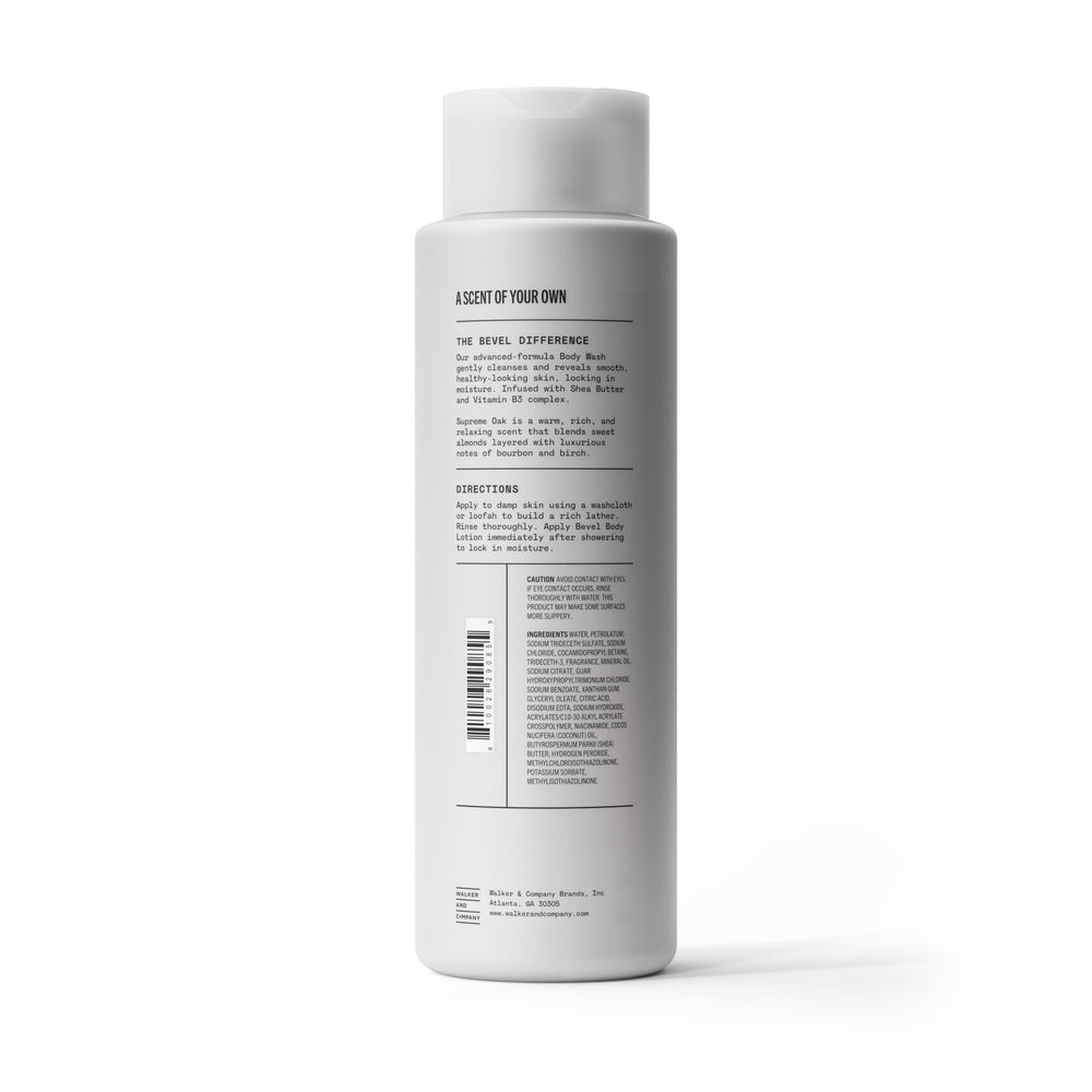 Bevel size comparison 16oz in hand demonstrating bottle volume and value