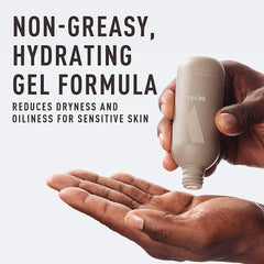 Bevel texture gel closeup highlighting lightweight, non-greasy finish