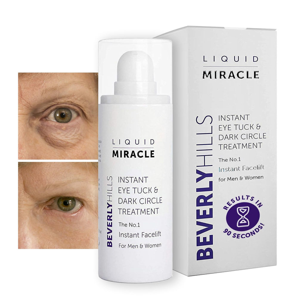 Beverly Hills front packaging showing clean anti-aging eye serum benefits