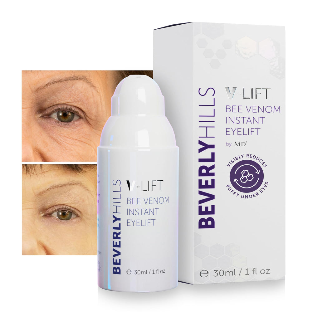 Beverly Hills V-Lift front packaging showing product and benefit of visible lift