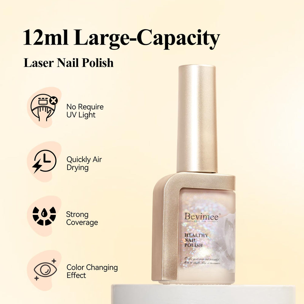 Bevimee bottle cap and brush detail for precise application control