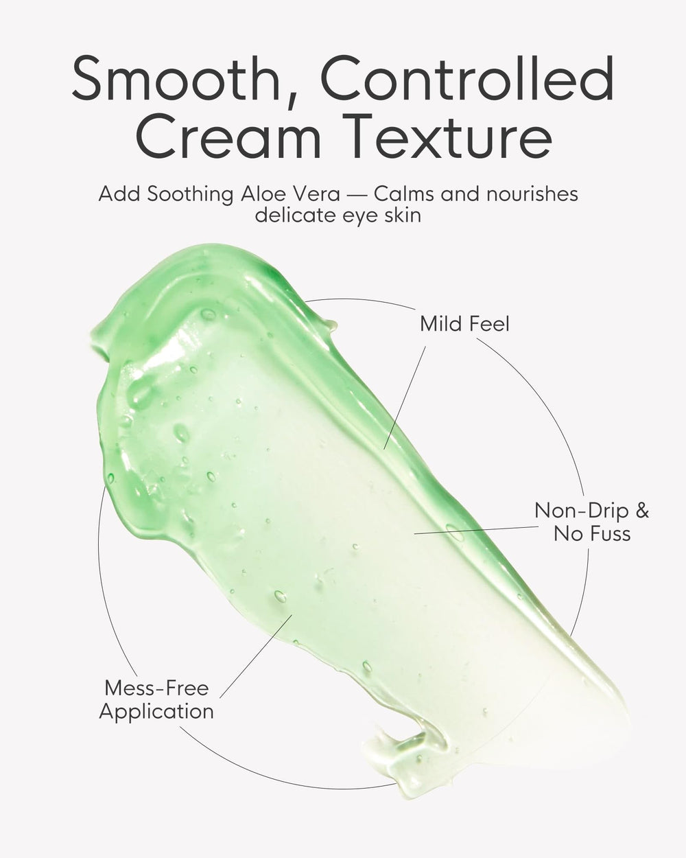 BEYELIAN creamy texture close-up for smooth, non-drip application