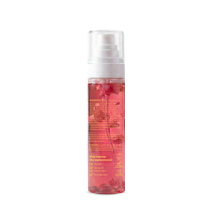 Beyond Meadows spray nozzle close-up producing a fine hydrating mist