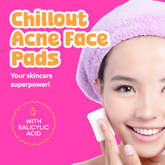 BeYoutiful close-up of pad texture saturated with solution, demonstrating gentle exfoliation