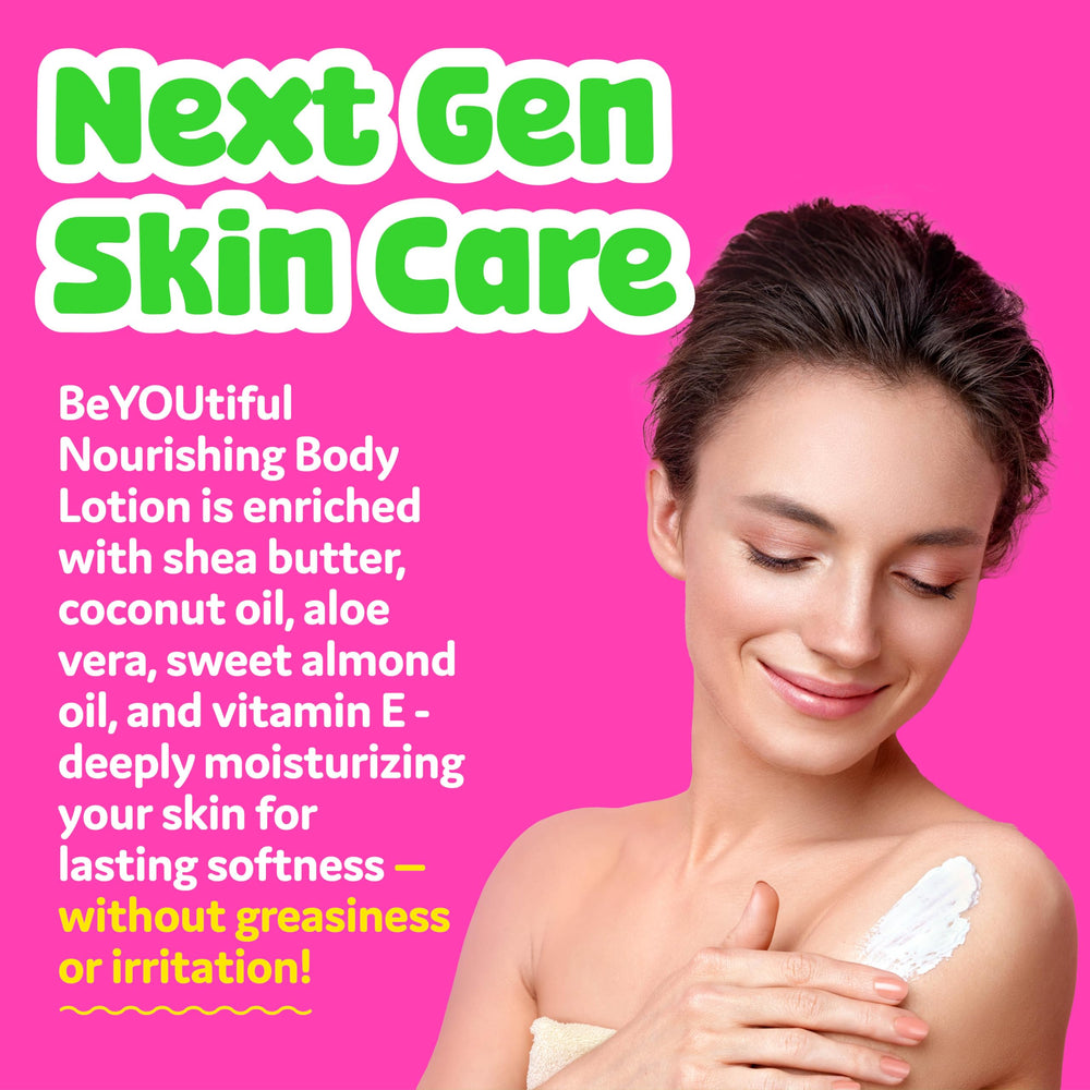 BeYoutiful ingredients label highlighting natural coconut and lime