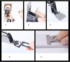 BEZOX in use trimming a false nail for fast salon-quality results