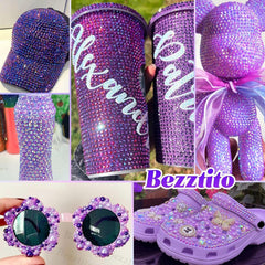 Bezztito bedazzled phone case in lifestyle scene enhancing personal style