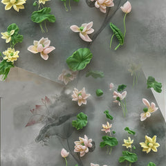 BHCCXZ close-up of lotus petal detail highlighting crisp texture and precision