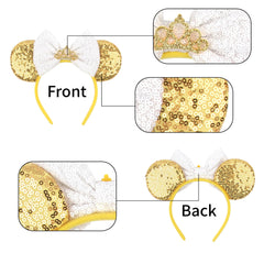 bianbaistar glitter crown detail emphasizing sparkle and elegant focal point