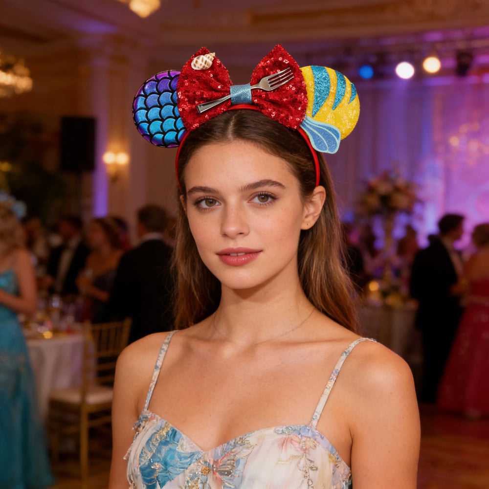 bianbaistar headband beside ruler showing dimensions and lightweight portability benefit