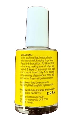 Big Bondini applied to natural nail during tip attachment for fast secure bond