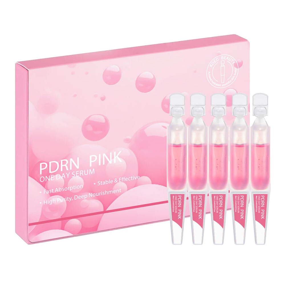 BIGBIO front packaging showing ten pink ampoules and brand clarity benefit