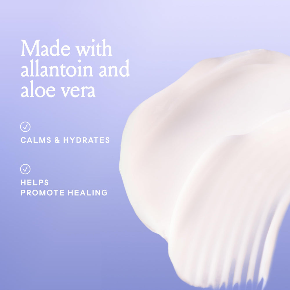 Billie aloe closeup highlighting natural aloe vera for soothing hydration