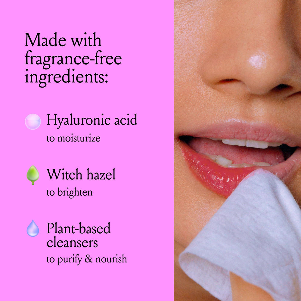 Billie wipe removing eye makeup gently and effectively