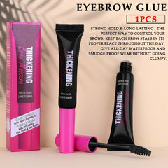 BINGBRUSH model outdoors with finished brows showing longwear natural look benefit