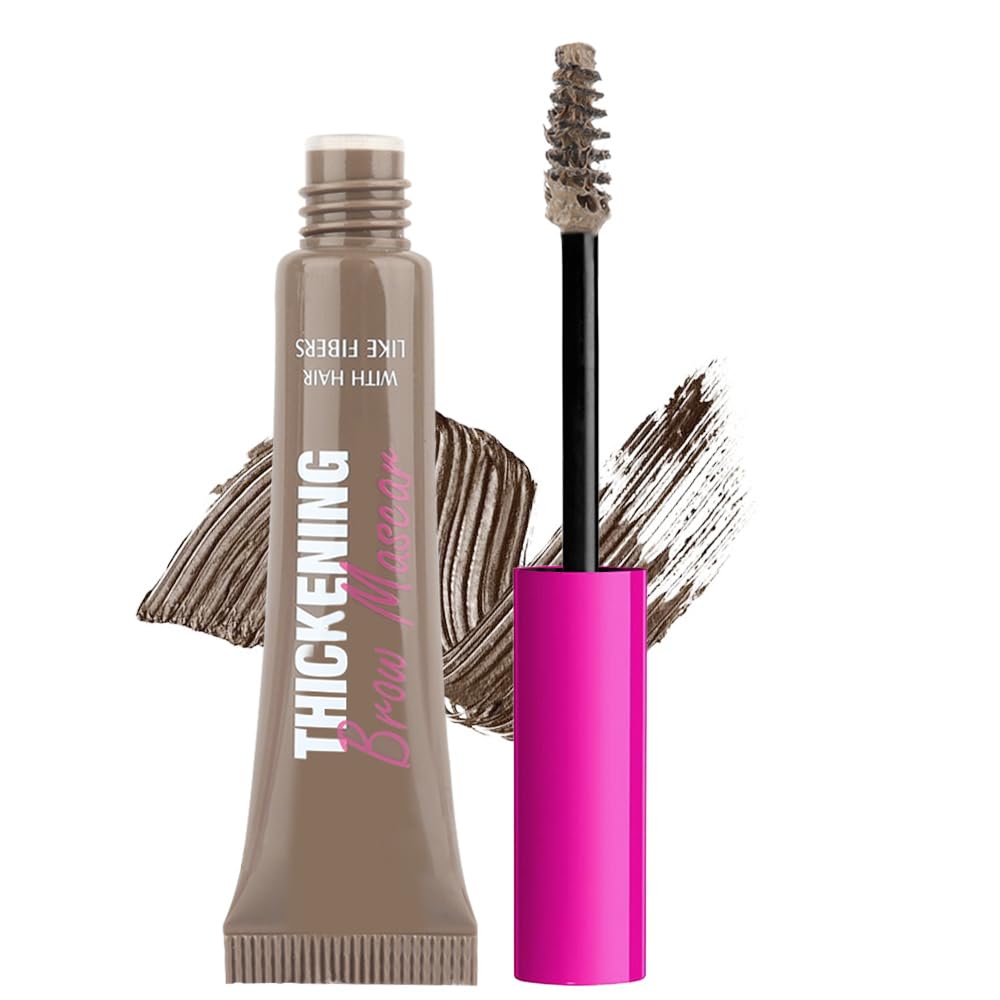 BINGBRUSH front tube shows compact tinted brow gel for easy travel