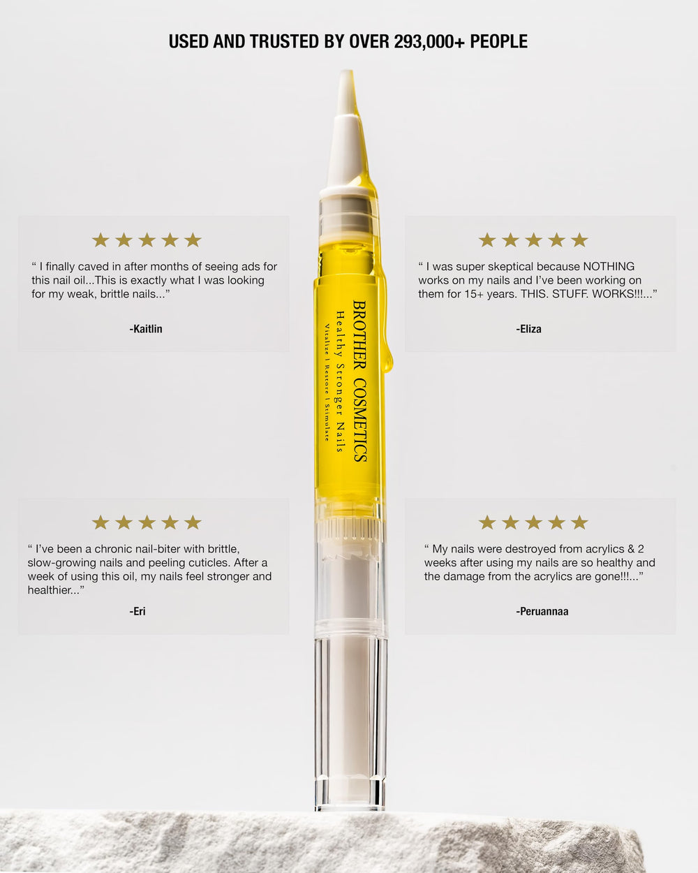 Bint Nails Brother Cosmetics in purse for convenient on-the-go nail care benefit