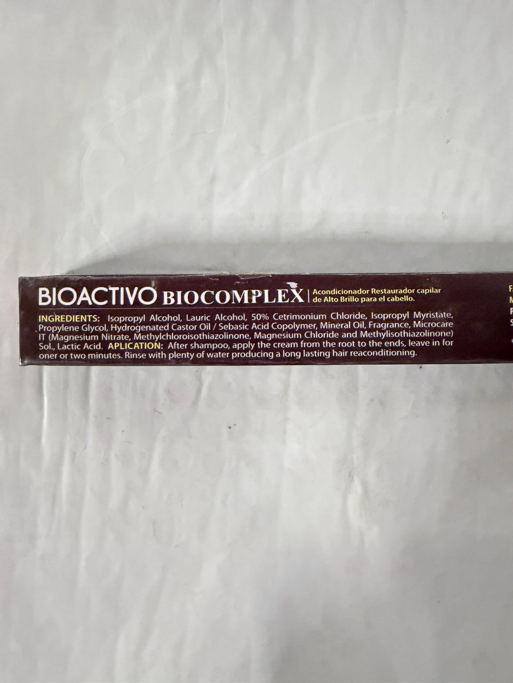 Bio Complex ampoule opened ready to pour for easy single-use application