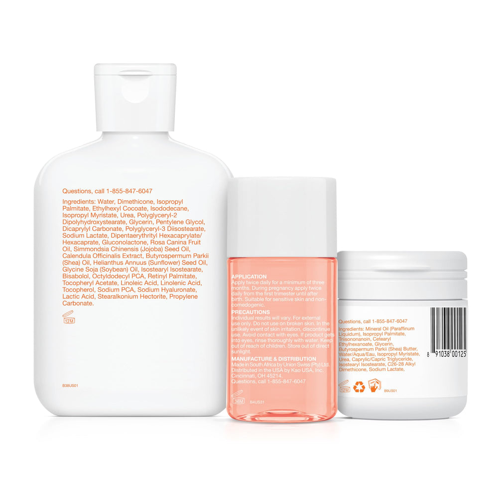 Bio-Oil application demo on arm showing targeted softening benefit