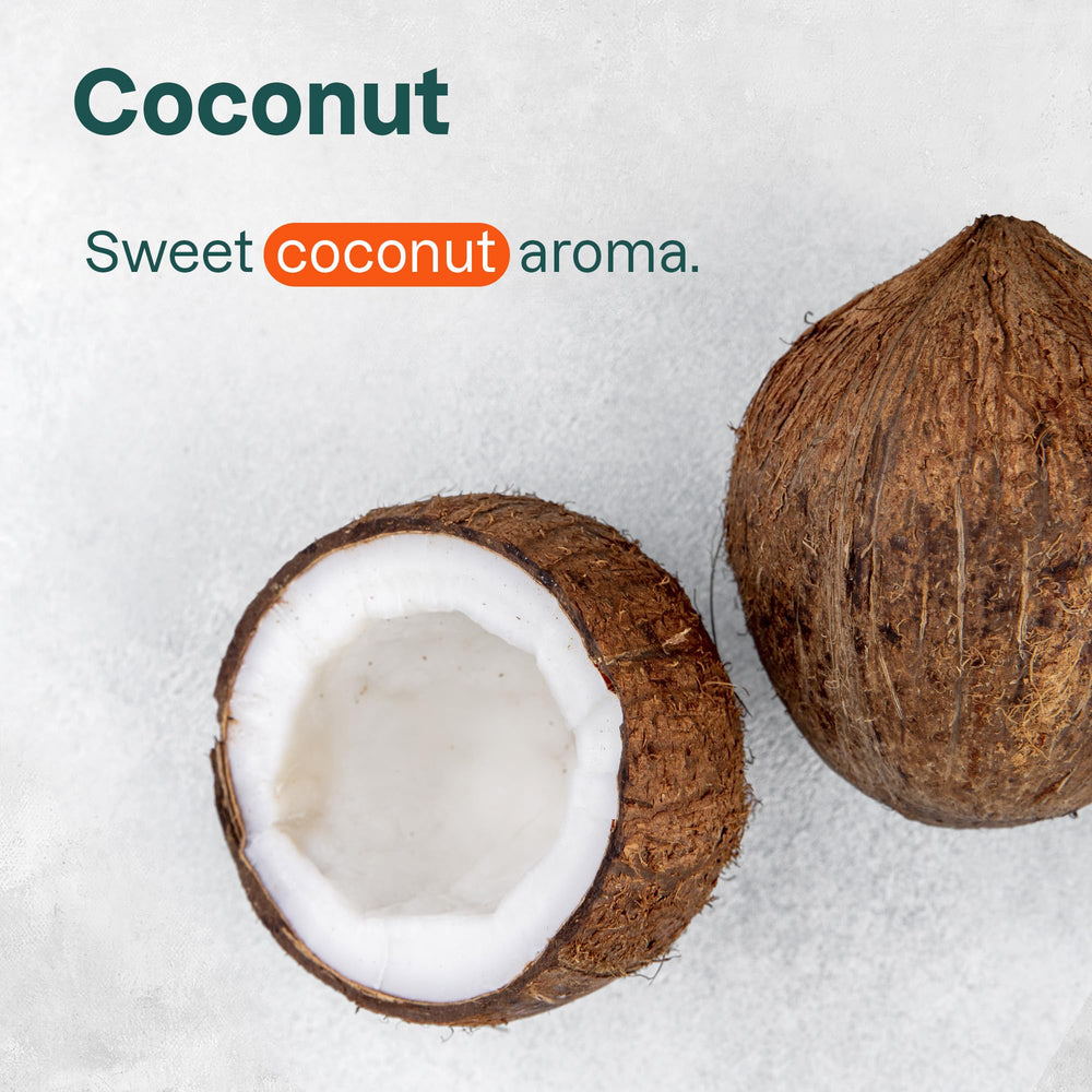 BIO SPECTRA ATTITUDE coconut and argan display representing natural moisturizing ingredients