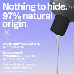 Stream of BIO SPECTRA ATTITUDE gel pouring to show texture and easy lather benefit
