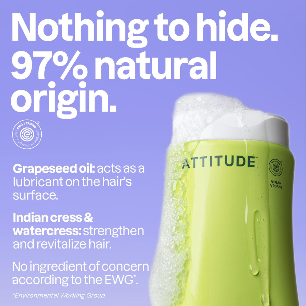 BIO SPECTRA ATTITUDE lather texture demonstrating gentle foaming action