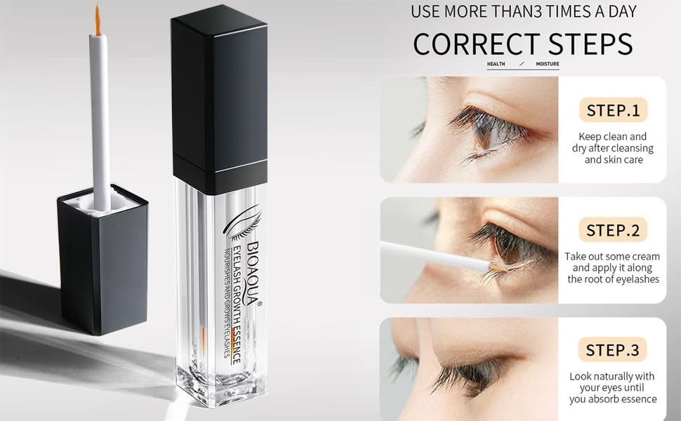 BIOAQUA serum texture on skin highlighting lightweight moisture