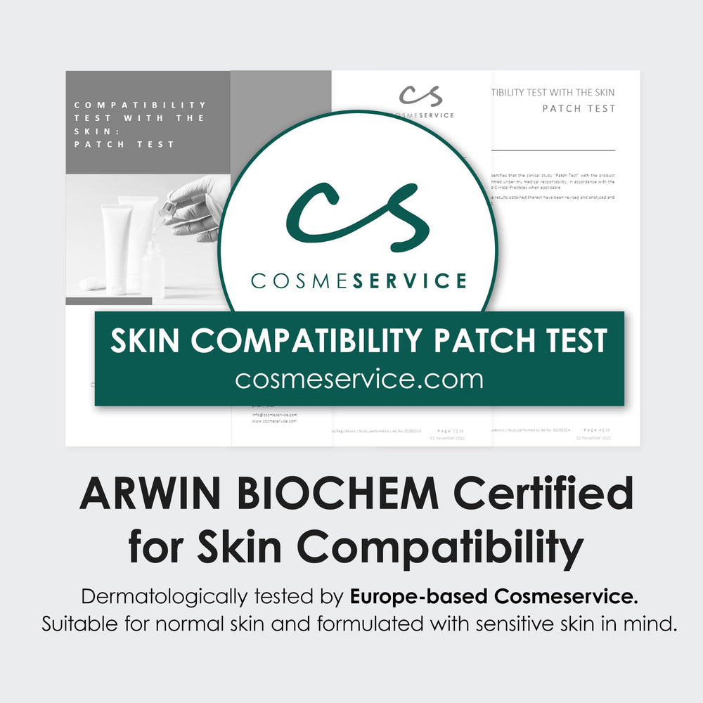 BIOCHEM foam rinsing off a face leaving balanced clean feeling