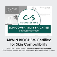 BIOCHEM foam rinsing off a face leaving balanced clean feeling