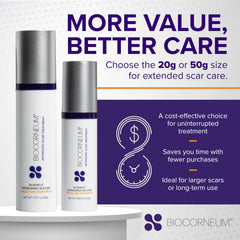 BIOCORNEUM applied on arm demonstrating easy daily use