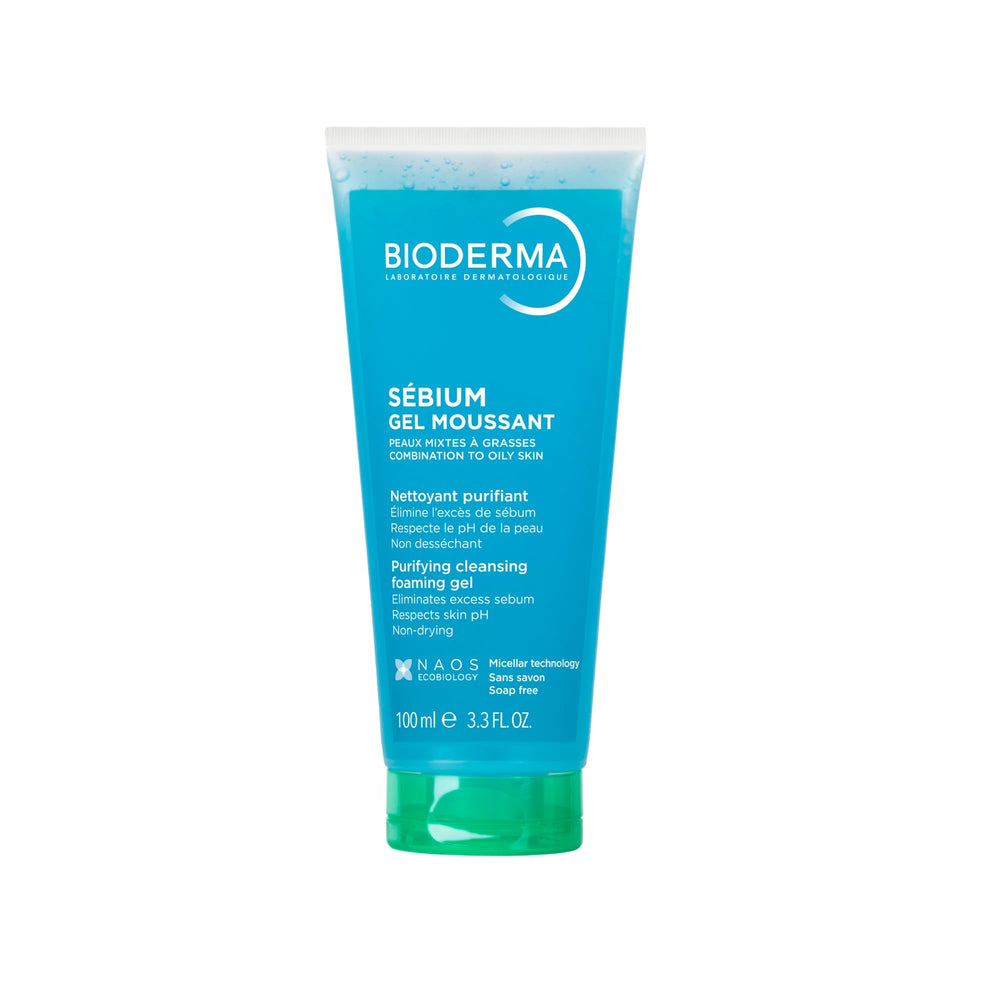 Bioderma tube front view showing clean packaging and product name benefit