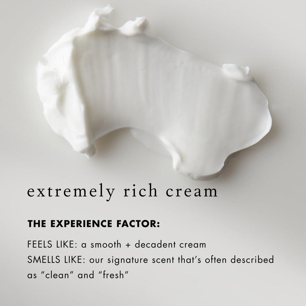 Bioelements applying cream on hand to demonstrate coverage and immediate softening benefit