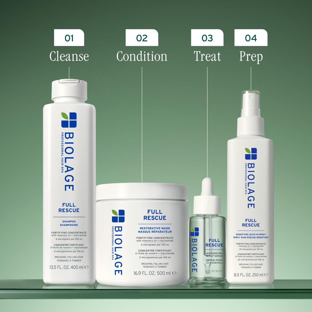 Biolage niacinamide graphic signaling moisture-balancing advantage for strands