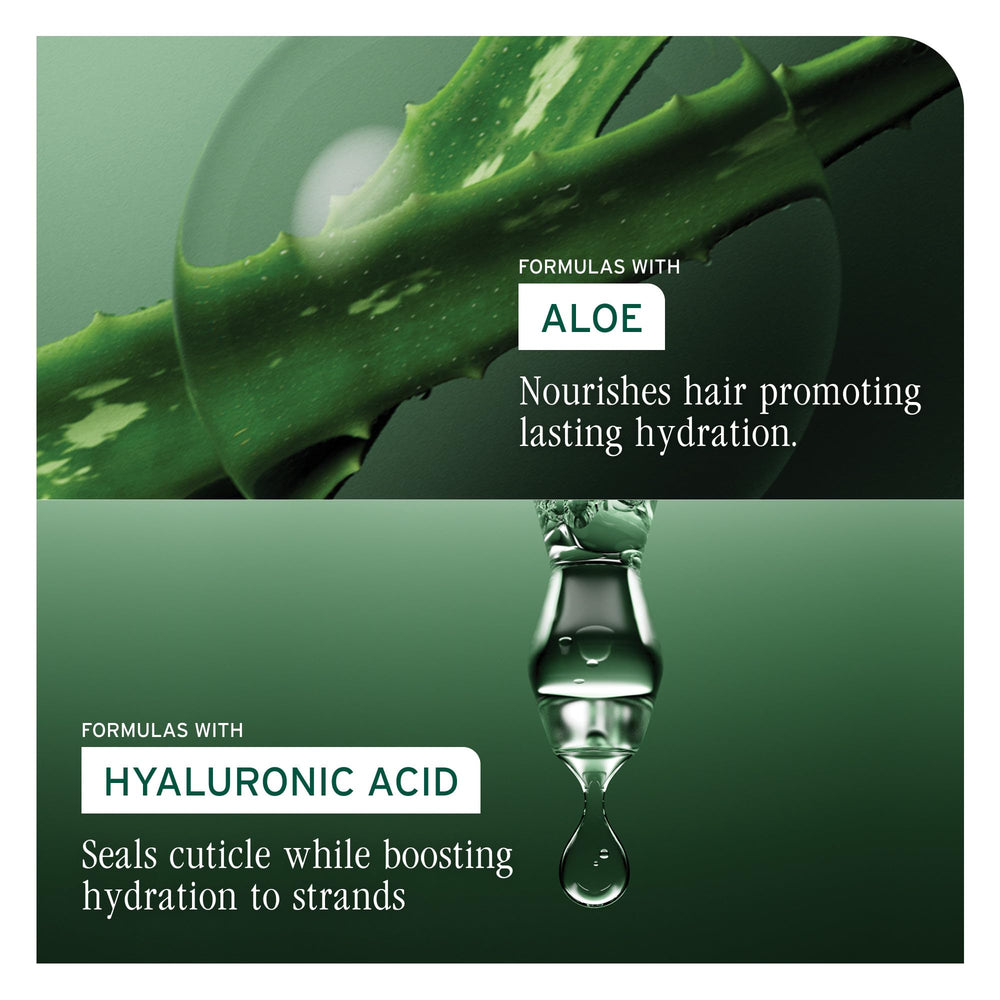 Biolage before and after hair strands showing improved softness