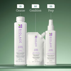 Biolage Hydra Source hyaluronic visual representing deep moisture and long-lasting hold