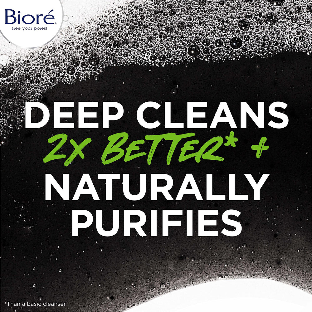 Bioré gel dispensed from pump showing clear texture for easy application and spread