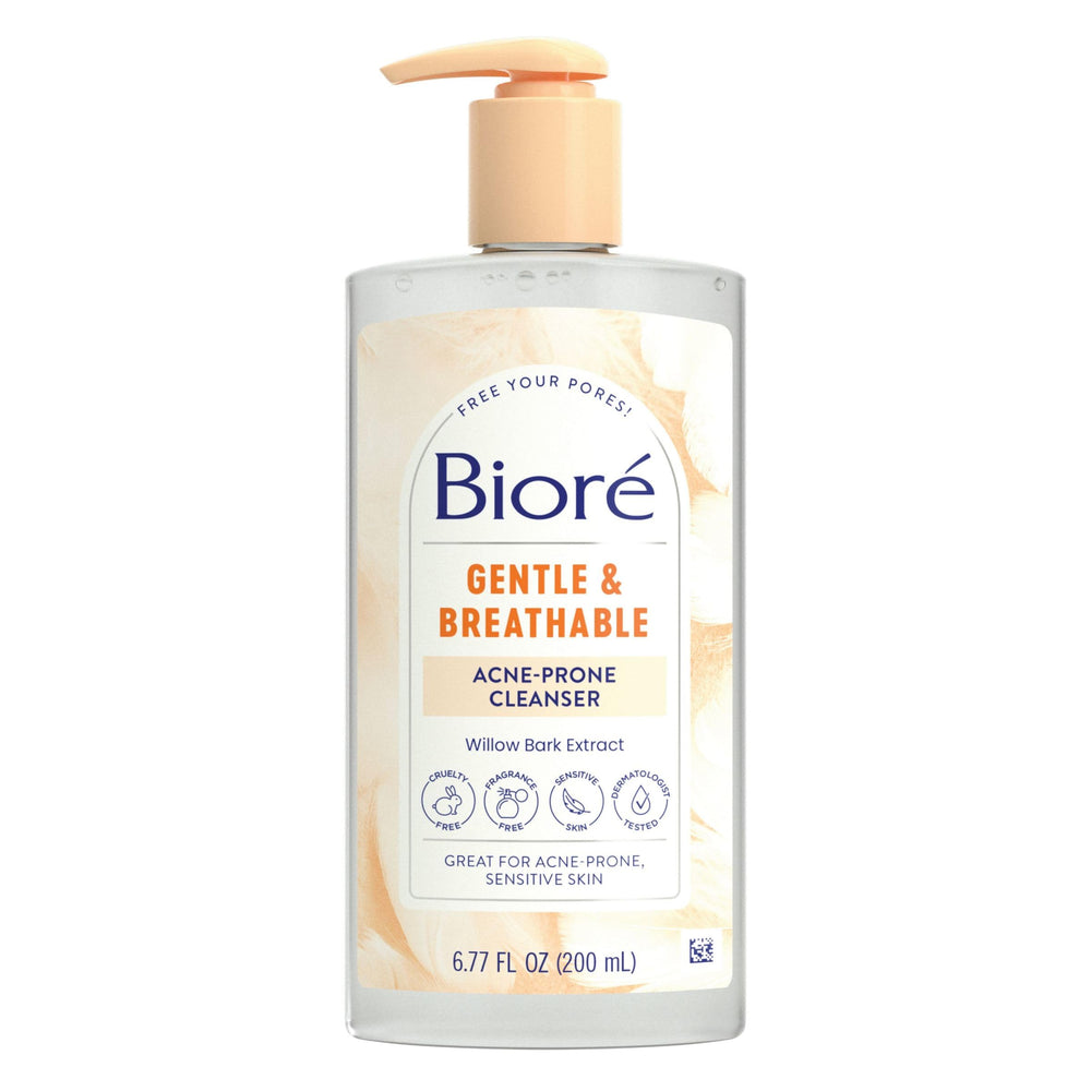 Bioré front packaging bottle shows clean design and product benefits